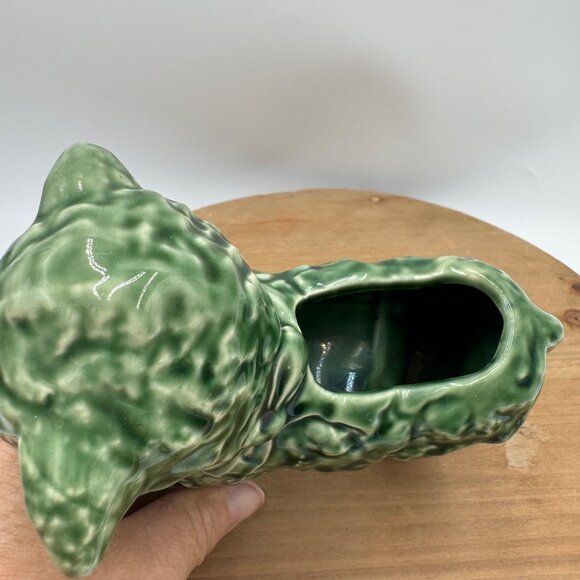 Vintage Green Cameron Clay Ceramic Lamb Planter, 1950’s - Picture 5 of 9